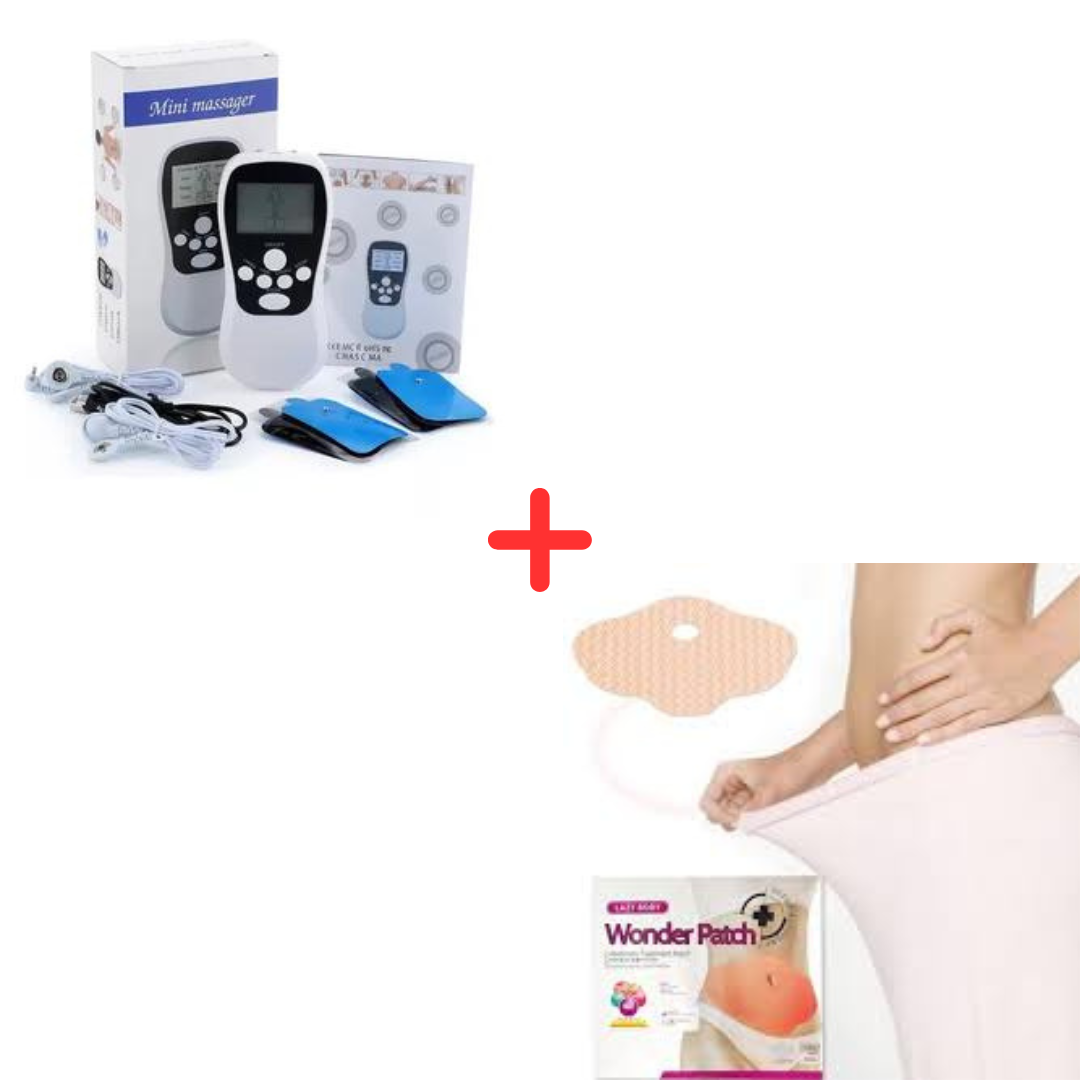 combo terapia x4 electro+wonderpatchx5